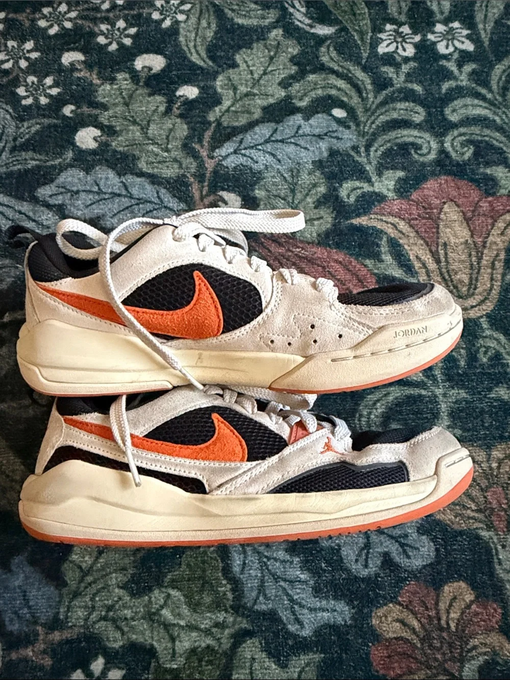 Nike Black, White and Orange Youth Sneakers